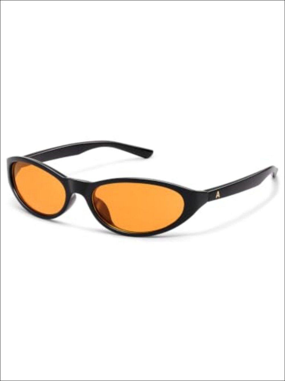 Oval Wrap Around Sunglasses UV400 Retro Y2K Full Frame Women